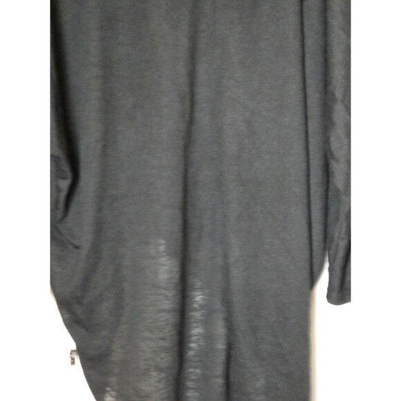 Black Cowl Neck Pullover Sweater 3XL Women’s Lightweight Knit Top Plus Size - Picture 5 of 8